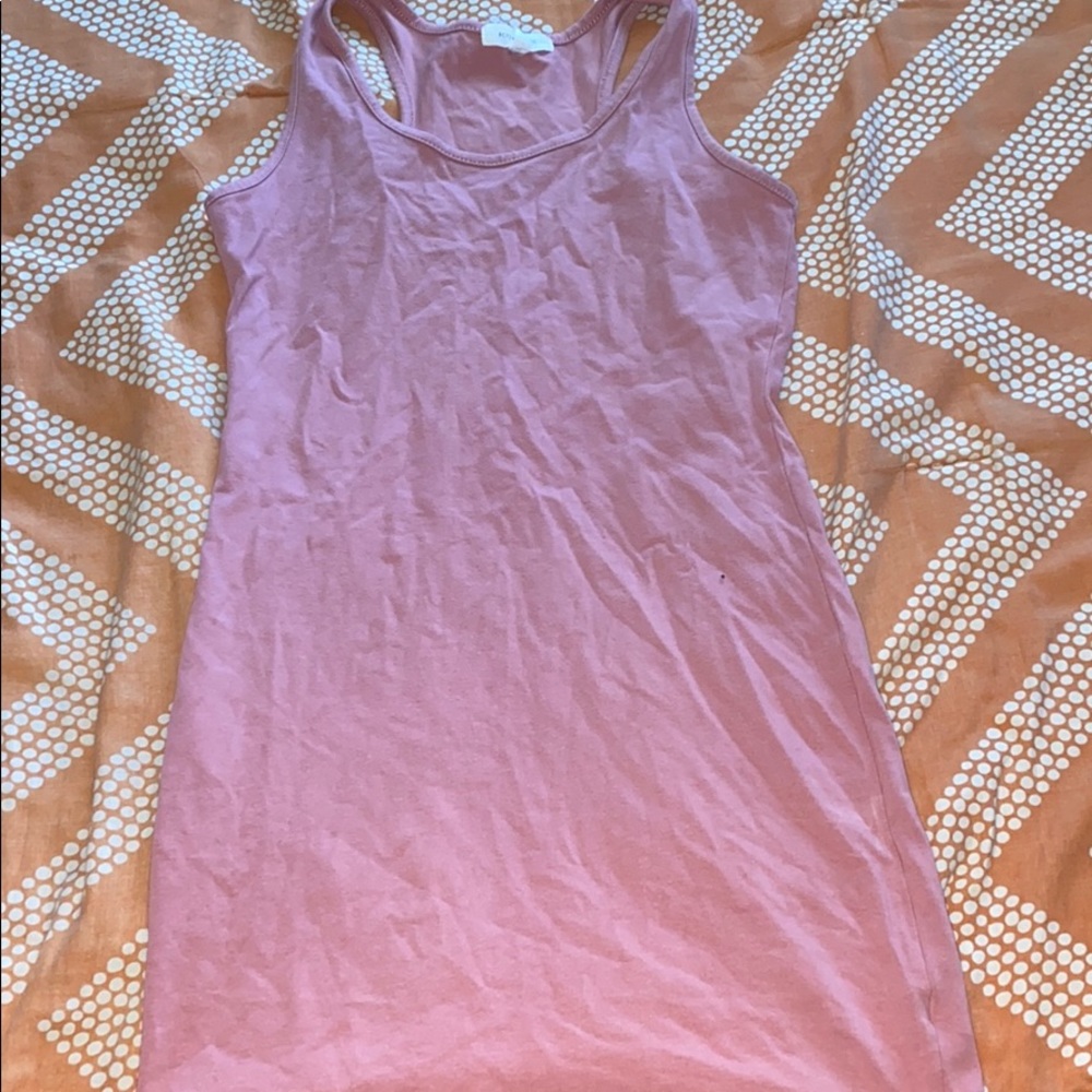 Fitted Pink Razorback Dress